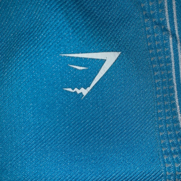 Gym shark ultra seamless blue shorts - Picture 3 of 3